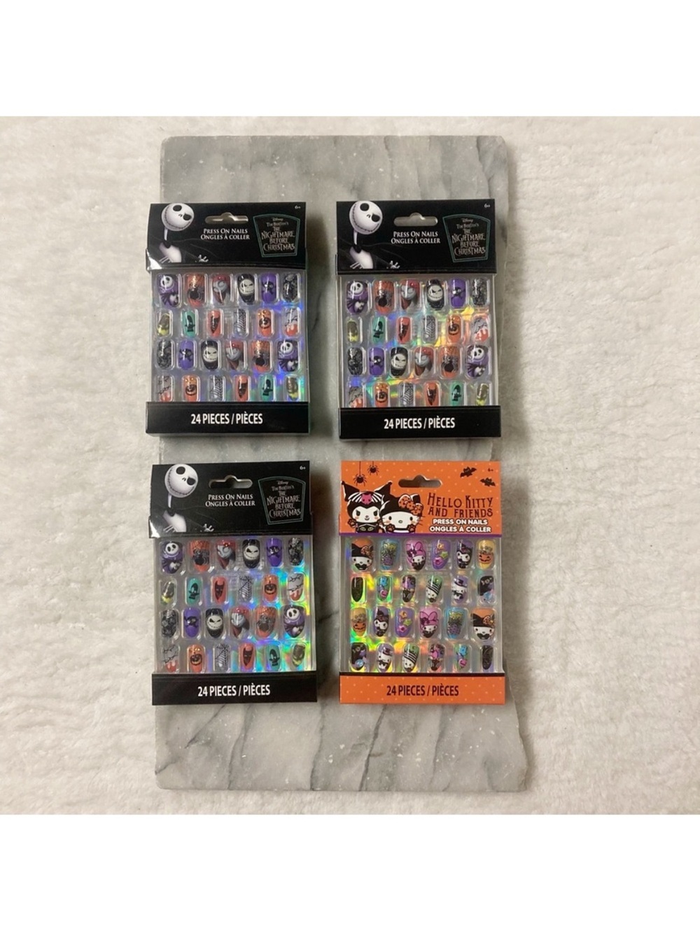 Nightmare Before Christmas + Hello Kitty Press-on Nails Sets New